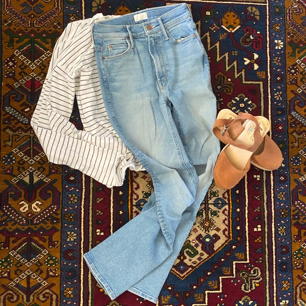 MOTHER The Dazzler Ankle Jeans size 24